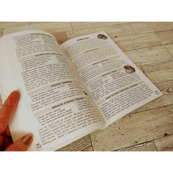 Vegetarian Health Cookbook Recipes For Super Energy Long Life - Bragg - PB - Picture 3 of 12